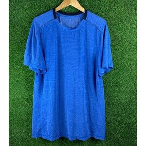 LULULEMON Men’s L S/S Athletic Gym Training Shirt Blue
